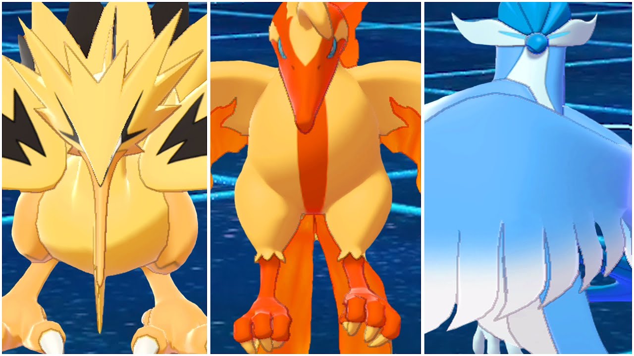 Galarian Articuno, Zapdos, and Moltres Shinies Revealed for Pokemon Sword and Shield